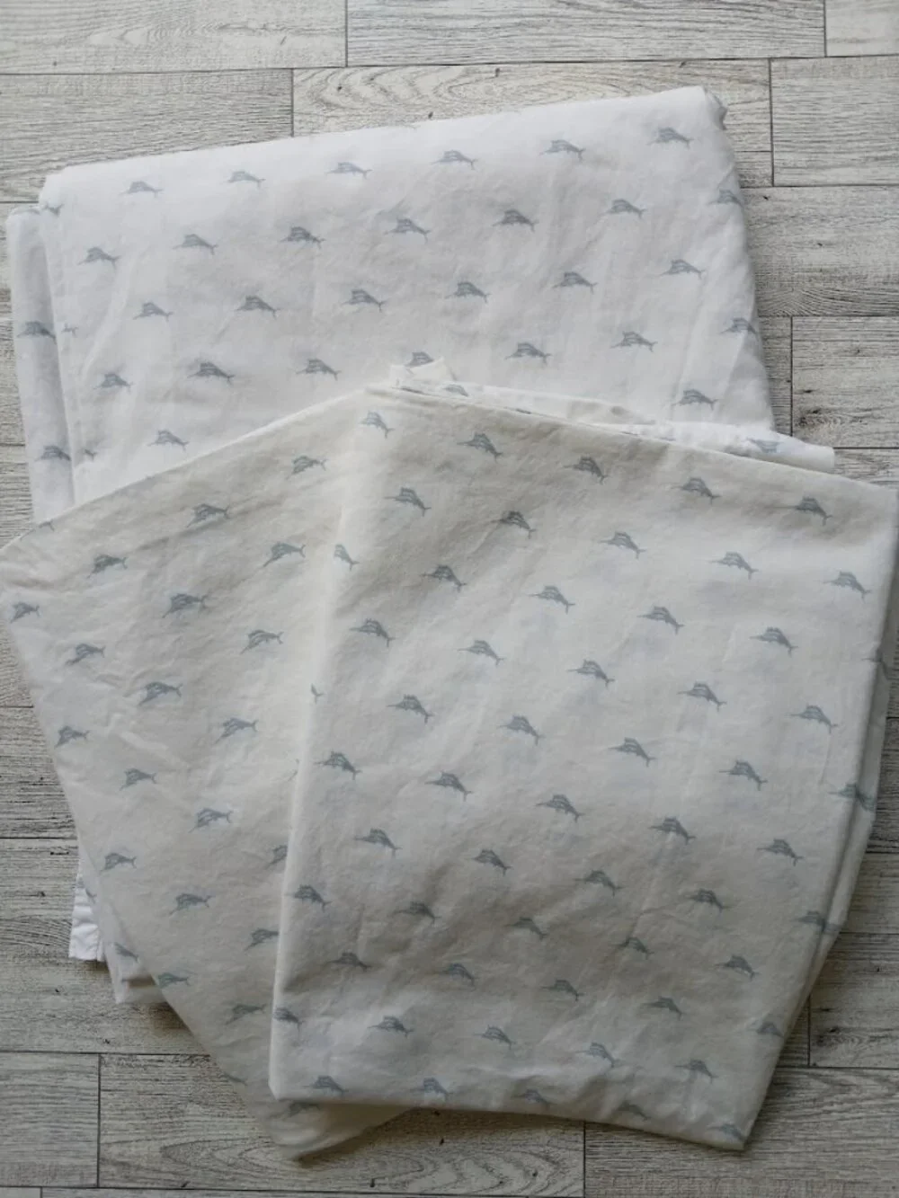 TOMMY BAHAMA Signature Sailfish Pattern QUEEN Sheet Set
